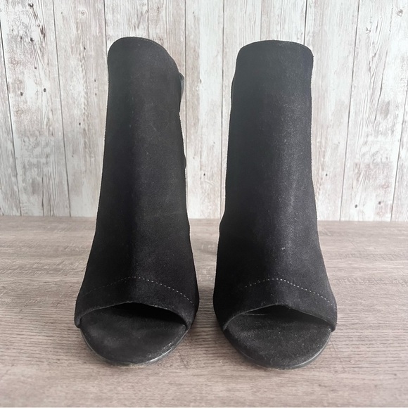 VINCE Peep Toe Heeled Boots Size 8 - Picture 3 of 7